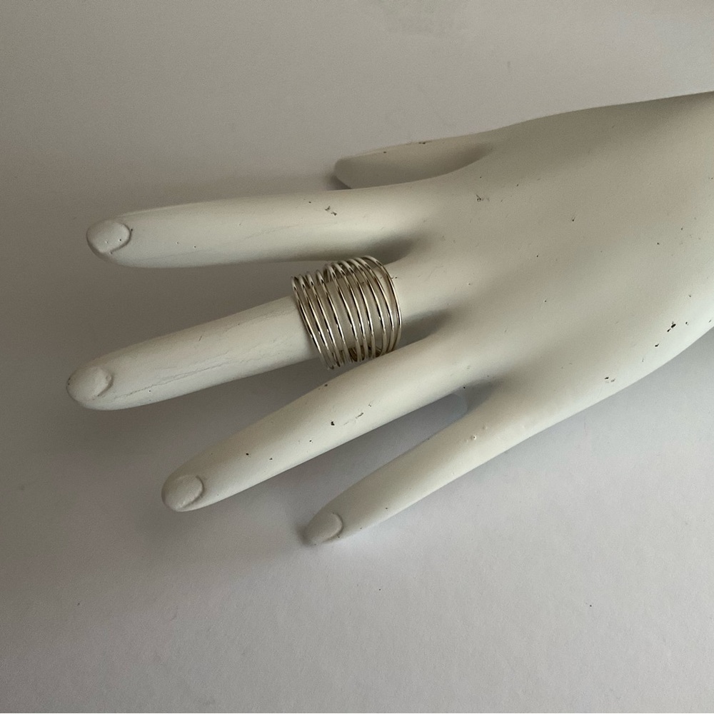 Authentic Jola Argentium Hand Wrapped Wire Ring